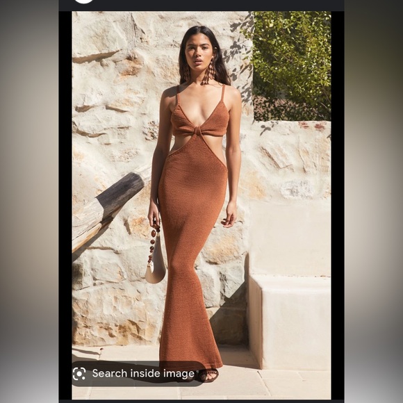 Cult Gaia Serita Dress in Amber - Picture 5 of 10